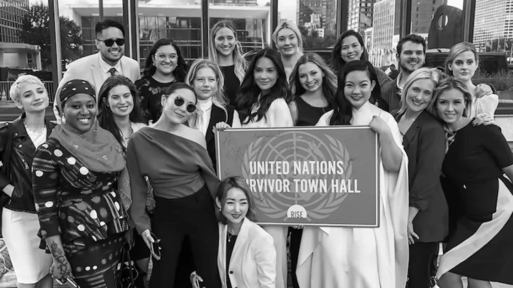 Rise hosted the first Survivor Town Hall at the United Nations